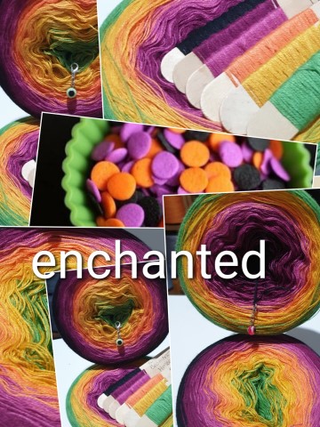 Enchanted yarn cake