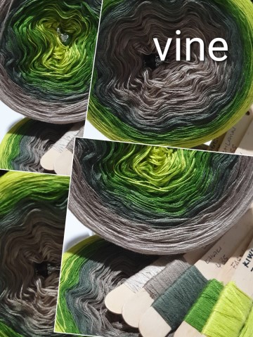 Vine yarn cake